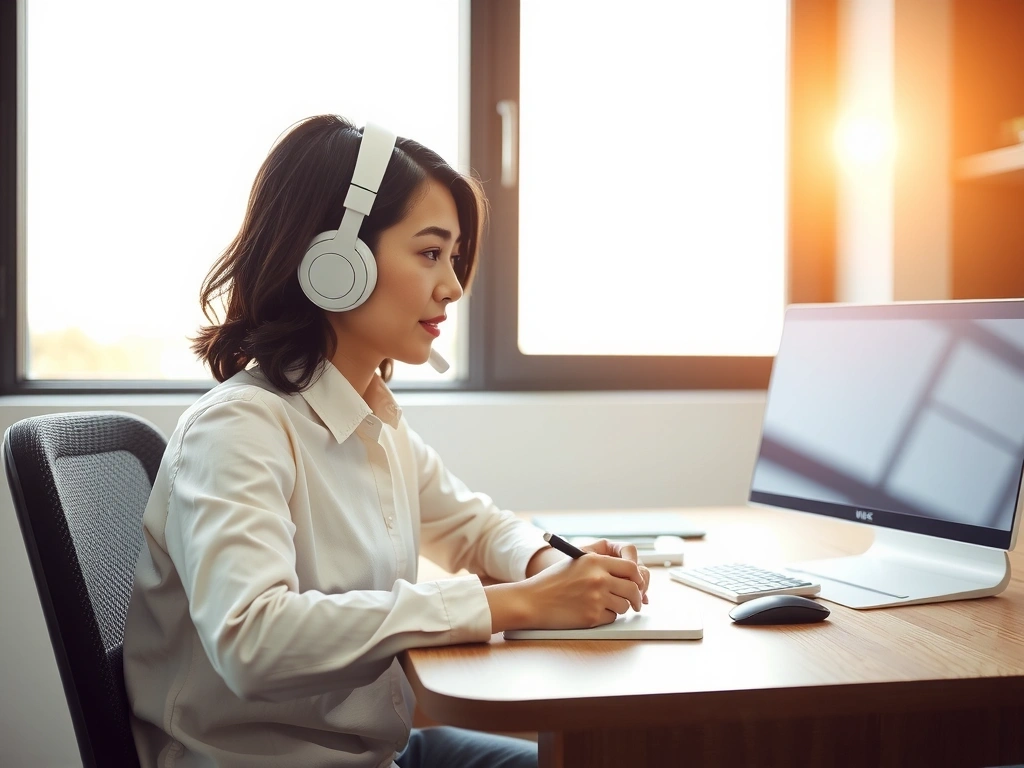 Customer support workspace